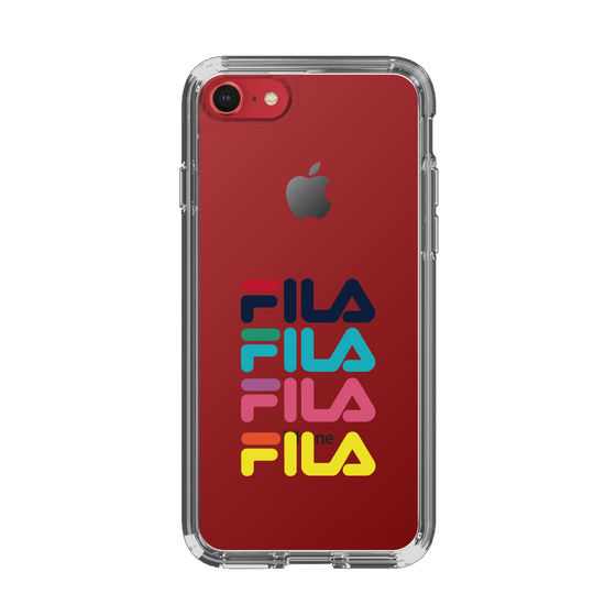 スリムプロテクションケース［ Colorful FILA Logo - カラフル フィラ ロゴ ］