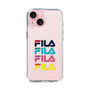 スリムプロテクションケース［ Colorful FILA Logo - カラフル フィラ ロゴ ］