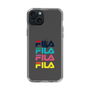 スリムプロテクションケース［ Colorful FILA Logo - カラフル フィラ ロゴ ］