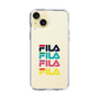 スリムプロテクションケース［ Colorful FILA Logo - カラフル フィラ ロゴ ］