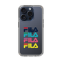 スリムプロテクションケース［ Colorful FILA Logo - カラフル フィラ ロゴ ］