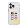 スリムプロテクションケース［ Colorful FILA Logo - カラフル フィラ ロゴ ］