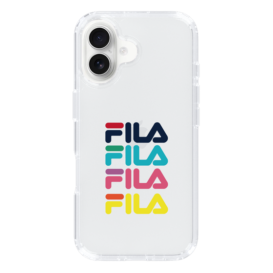 スリムプロテクションケース［ Colorful FILA Logo - カラフル フィラ ロゴ ］