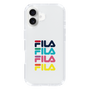 スリムプロテクションケース［ Colorful FILA Logo - カラフル フィラ ロゴ ］