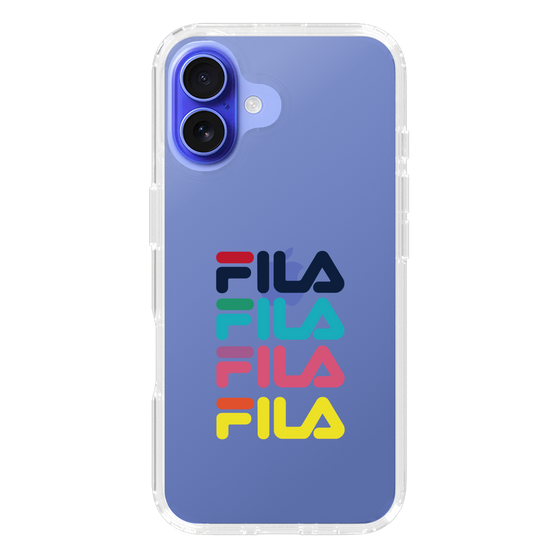 スリムプロテクションケース［ Colorful FILA Logo - カラフル フィラ ロゴ ］