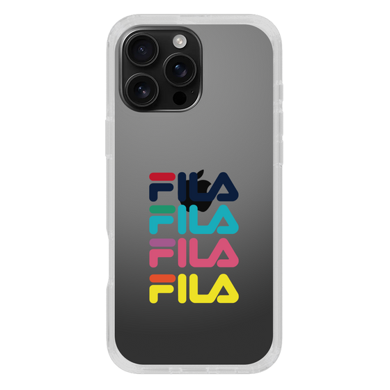 スリムプロテクションケース［ Colorful FILA Logo - カラフル フィラ ロゴ ］