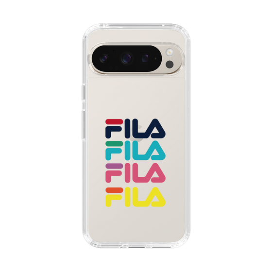 スリムプロテクションケース［ Colorful FILA Logo - カラフル フィラ ロゴ ］