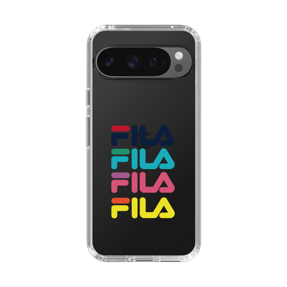 スリムプロテクションケース［ Colorful FILA Logo - カラフル フィラ ロゴ ］