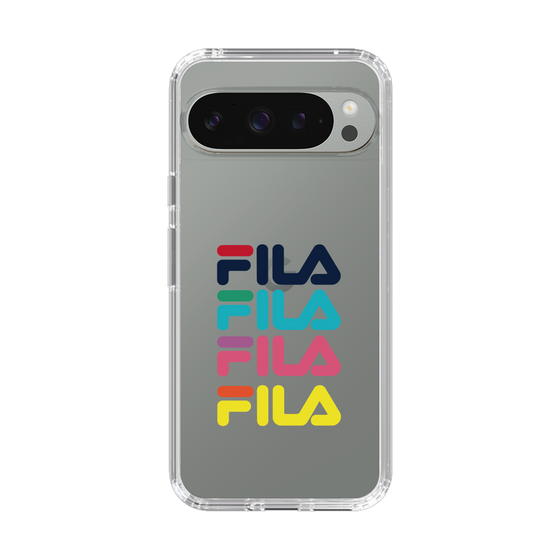 スリムプロテクションケース［ Colorful FILA Logo - カラフル フィラ ロゴ ］