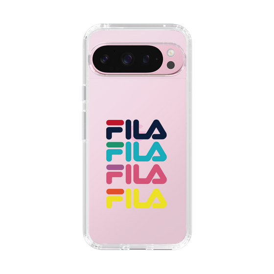 スリムプロテクションケース［ Colorful FILA Logo - カラフル フィラ ロゴ ］