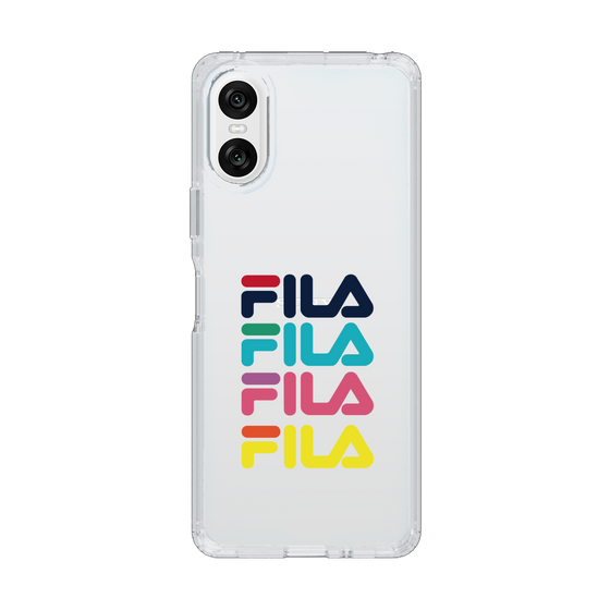 スリムプロテクションケース［ Colorful FILA Logo - カラフル フィラ ロゴ ］