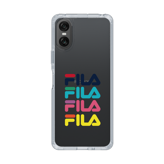 スリムプロテクションケース［ Colorful FILA Logo - カラフル フィラ ロゴ ］