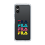 スリムプロテクションケース［ Colorful FILA Logo - カラフル フィラ ロゴ ］