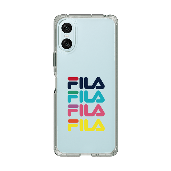 スリムプロテクションケース［ Colorful FILA Logo - カラフル フィラ ロゴ ］