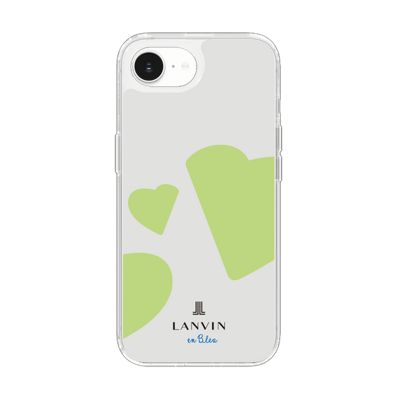 スリムプロテクションケース［ LANVIN en Bleu Hearts Green - ランバン ハート グリーン ］