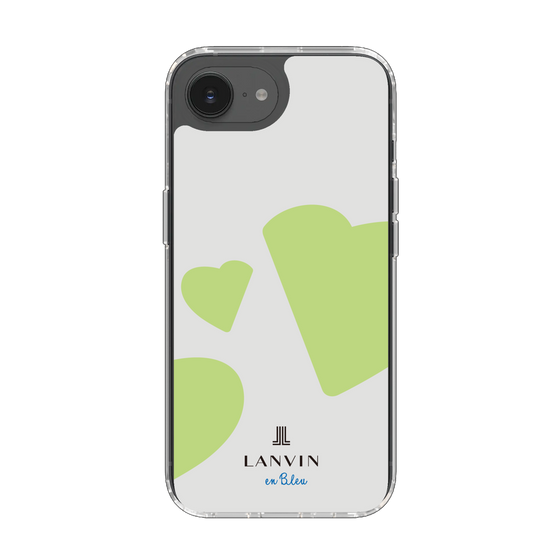 スリムプロテクションケース［ LANVIN en Bleu Hearts Green - ランバン ハート グリーン ］