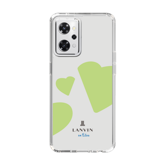 スリムプロテクションケース［ LANVIN en Bleu Hearts Green - ランバン ハート グリーン ］