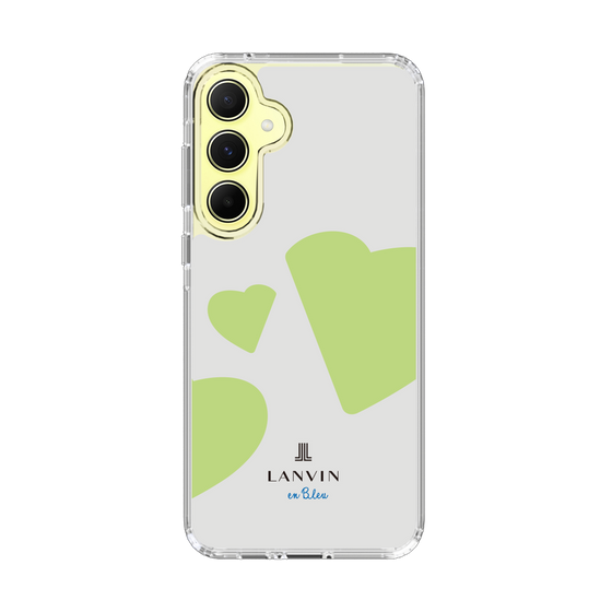 スリムプロテクションケース［ LANVIN en Bleu Hearts Green - ランバン ハート グリーン ］