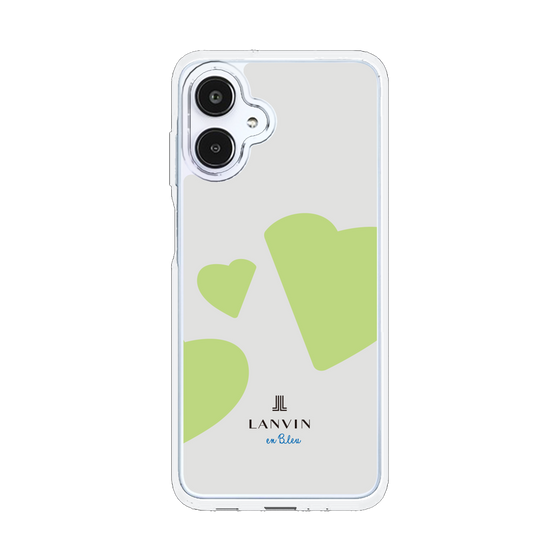 スリムプロテクションケース［ LANVIN en Bleu Hearts Green - ランバン ハート グリーン ］