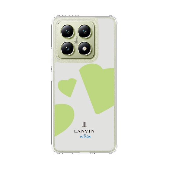 スリムプロテクションケース［ LANVIN en Bleu Hearts Green - ランバン ハート グリーン ］