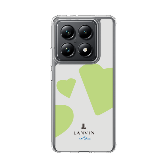 スリムプロテクションケース［ LANVIN en Bleu Hearts Green - ランバン ハート グリーン ］