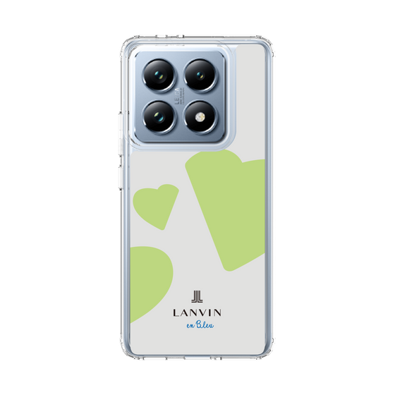 スリムプロテクションケース［ LANVIN en Bleu Hearts Green - ランバン ハート グリーン ］