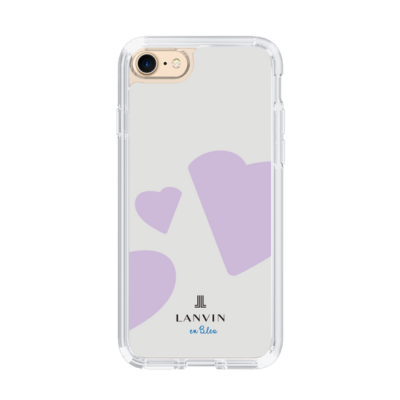 スリムプロテクションケース［ LANVIN en Bleu Hearts Purple - ランバン ハート パープル ］