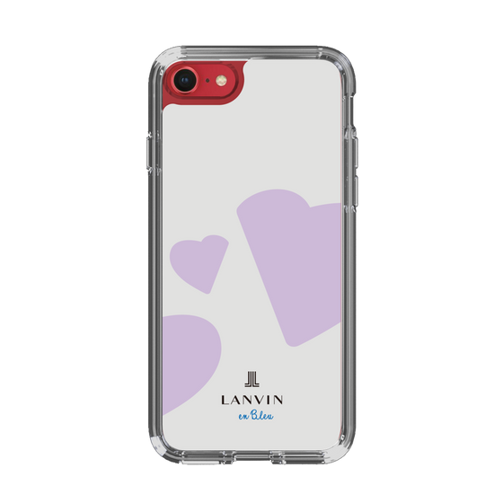 スリムプロテクションケース［ LANVIN en Bleu Hearts Purple - ランバン ハート パープル ］