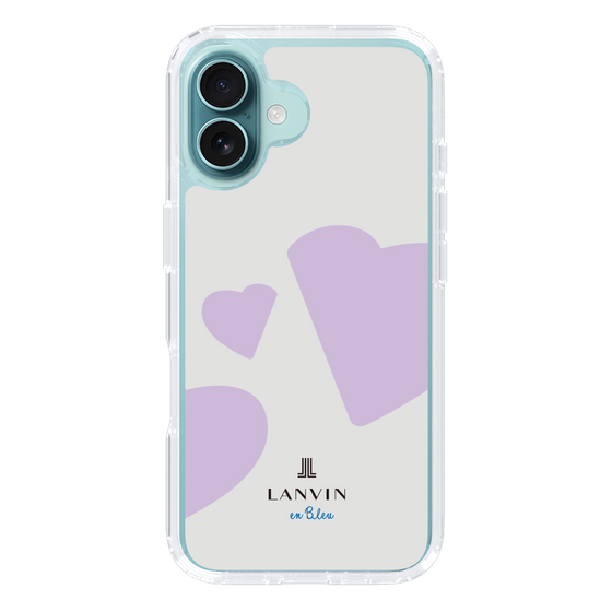 スリムプロテクションケース［ LANVIN en Bleu Hearts Purple - ランバン ハート パープル ］