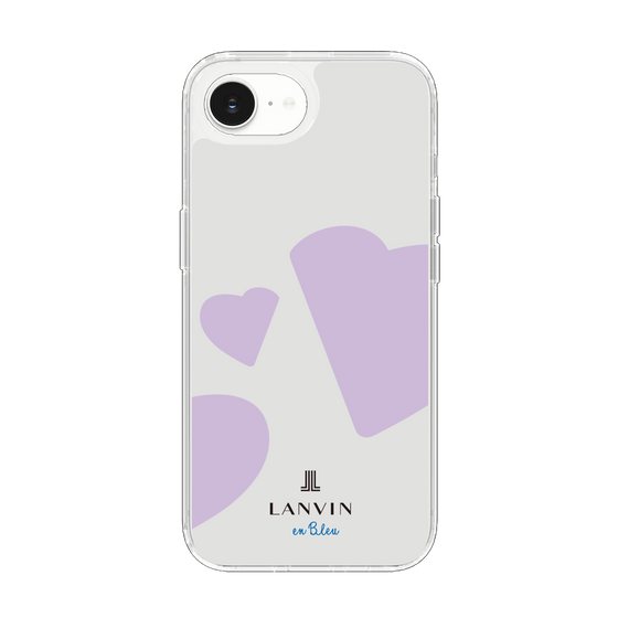 スリムプロテクションケース［ LANVIN en Bleu Hearts Purple - ランバン ハート パープル ］