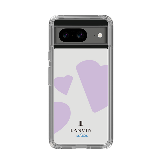 スリムプロテクションケース［ LANVIN en Bleu Hearts Purple - ランバン ハート パープル ］