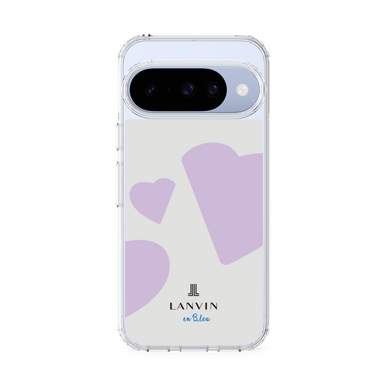 スリムプロテクションケース［ LANVIN en Bleu Hearts Purple - ランバン ハート パープル ］