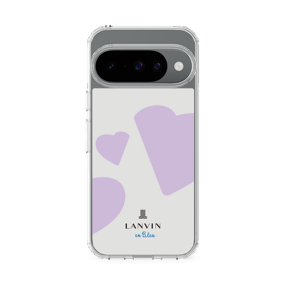 スリムプロテクションケース［ LANVIN en Bleu Hearts Purple - ランバン ハート パープル ］
