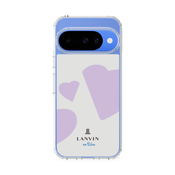 スリムプロテクションケース［ LANVIN en Bleu Hearts Purple - ランバン ハート パープル ］