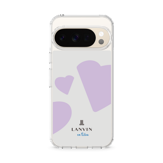 スリムプロテクションケース［ LANVIN en Bleu Hearts Purple - ランバン ハート パープル ］