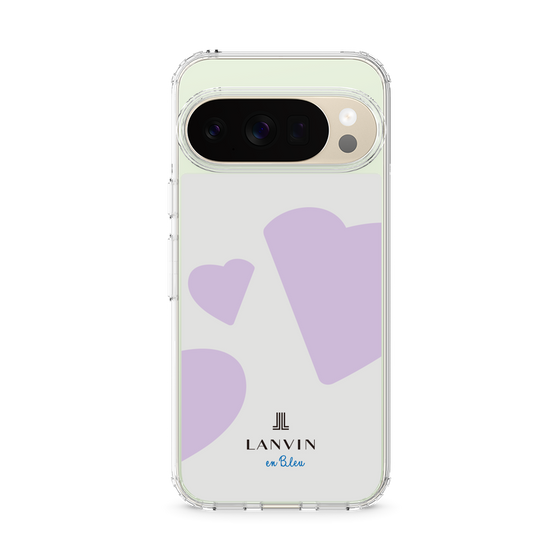 スリムプロテクションケース［ LANVIN en Bleu Hearts Purple - ランバン ハート パープル ］