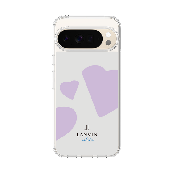 スリムプロテクションケース［ LANVIN en Bleu Hearts Purple - ランバン ハート パープル ］