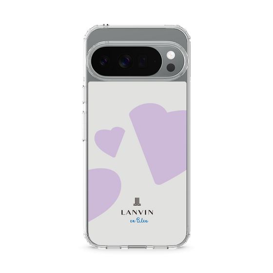 スリムプロテクションケース［ LANVIN en Bleu Hearts Purple - ランバン ハート パープル ］