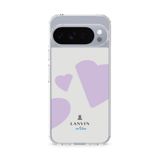 スリムプロテクションケース［ LANVIN en Bleu Hearts Purple - ランバン ハート パープル ］