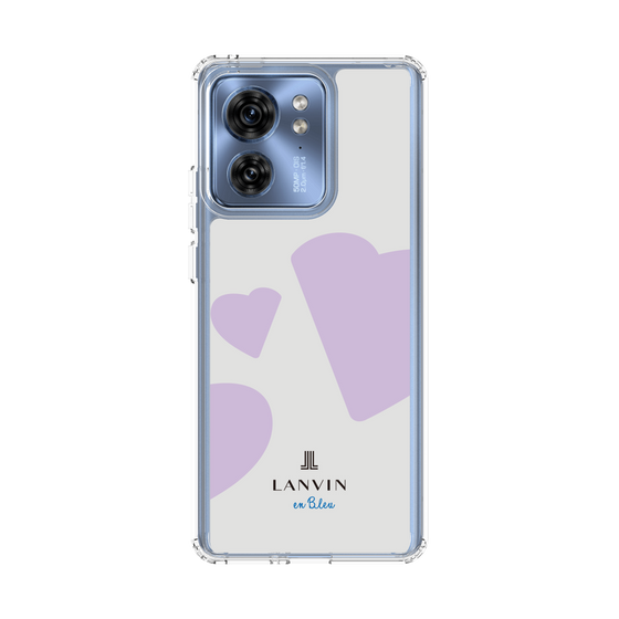 スリムプロテクションケース［ LANVIN en Bleu Hearts Purple - ランバン ハート パープル ］