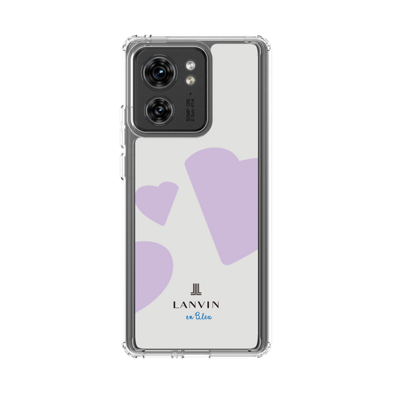 スリムプロテクションケース［ LANVIN en Bleu Hearts Purple - ランバン ハート パープル ］