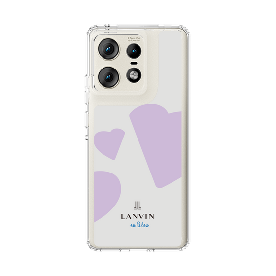 スリムプロテクションケース［ LANVIN en Bleu Hearts Purple - ランバン ハート パープル ］