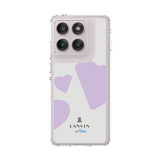 スリムプロテクションケース［ LANVIN en Bleu Hearts Purple - ランバン ハート パープル ］
