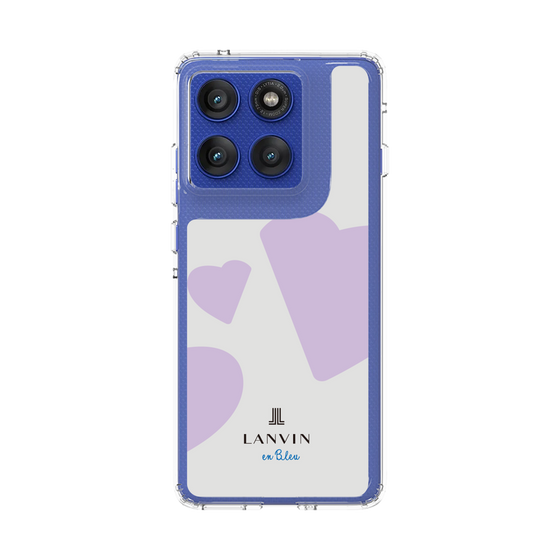 スリムプロテクションケース［ LANVIN en Bleu Hearts Purple - ランバン ハート パープル ］
