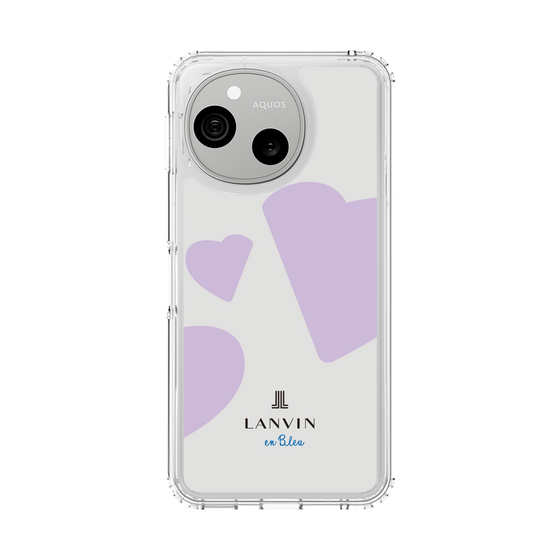 スリムプロテクションケース［ LANVIN en Bleu Hearts Purple - ランバン ハート パープル ］