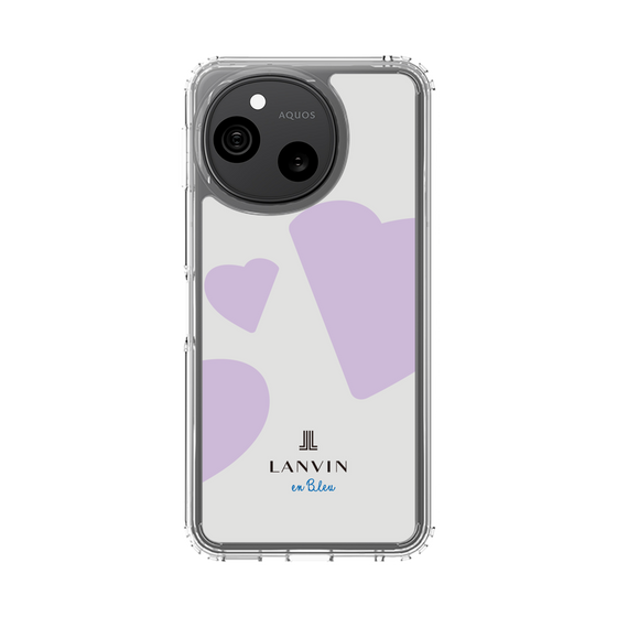 スリムプロテクションケース［ LANVIN en Bleu Hearts Purple - ランバン ハート パープル ］