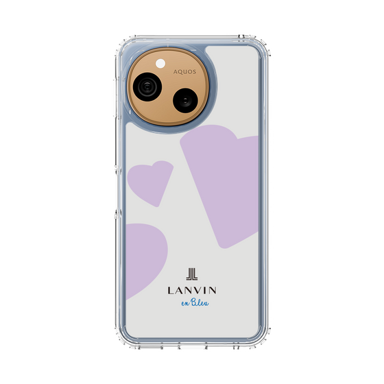 スリムプロテクションケース［ LANVIN en Bleu Hearts Purple - ランバン ハート パープル ］