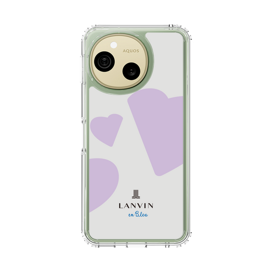 スリムプロテクションケース［ LANVIN en Bleu Hearts Purple - ランバン ハート パープル ］