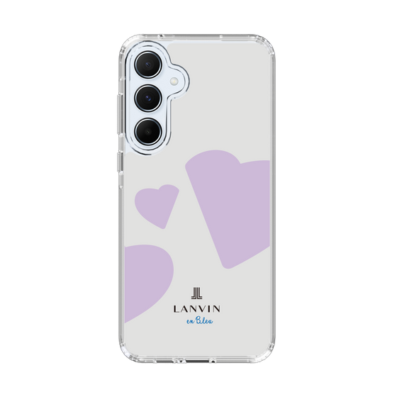 スリムプロテクションケース［ LANVIN en Bleu Hearts Purple - ランバン ハート パープル ］