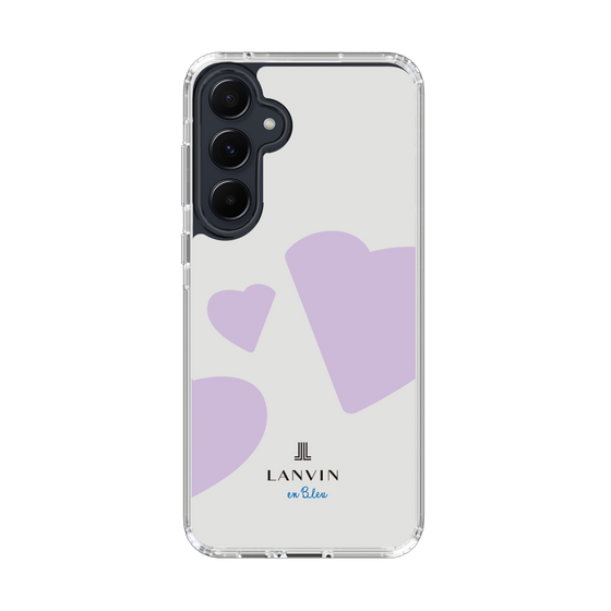 スリムプロテクションケース［ LANVIN en Bleu Hearts Purple - ランバン ハート パープル ］